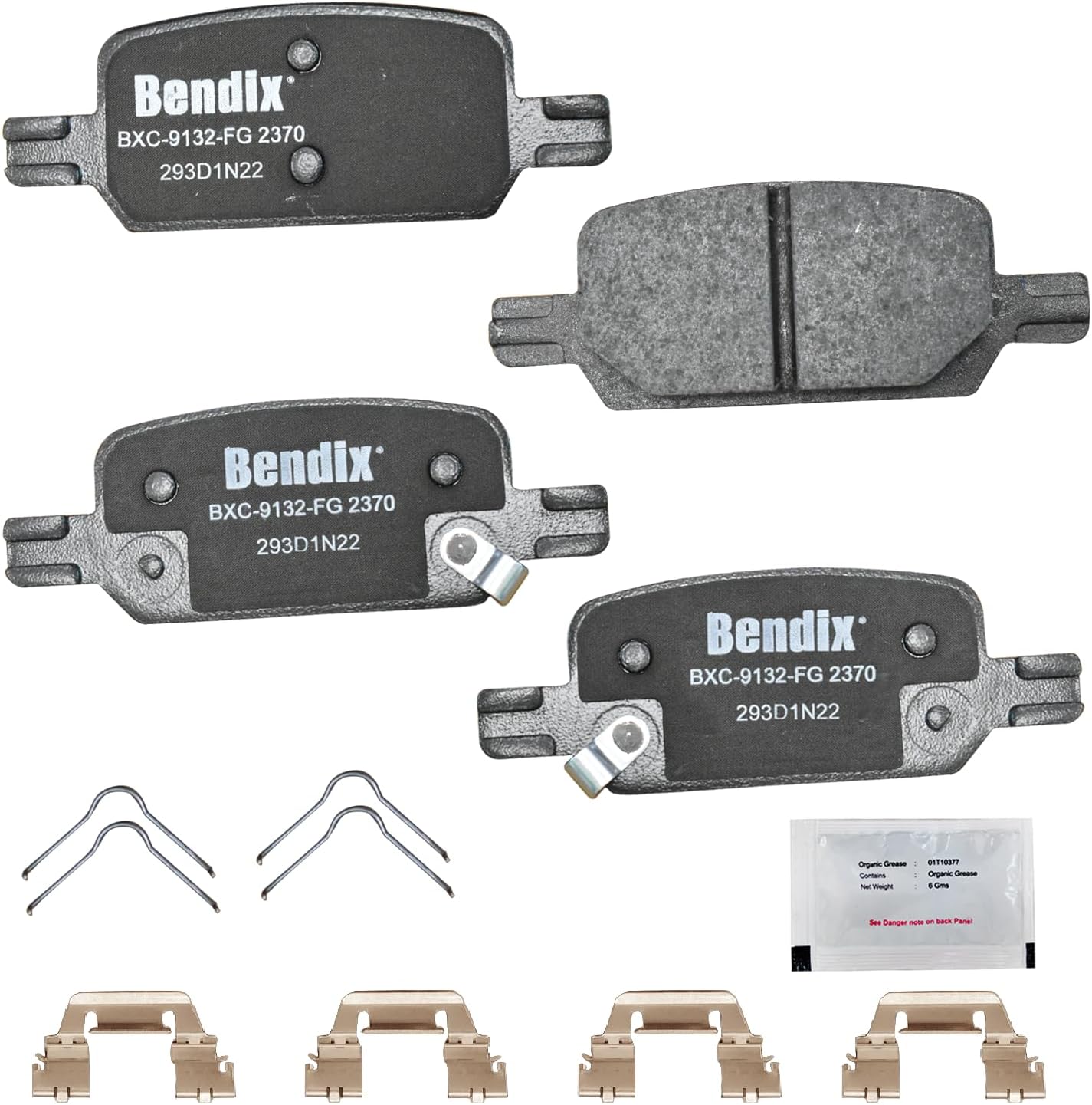 2021-2022 GMC Canyon Rear Ceramic Brake Pads - Bendix