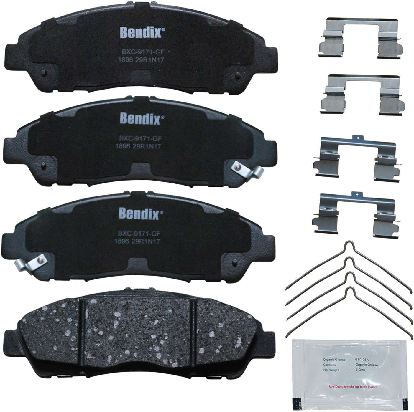 2017-2020 Cadillac XT5 Front Ceramic Brake Pads - Bendix