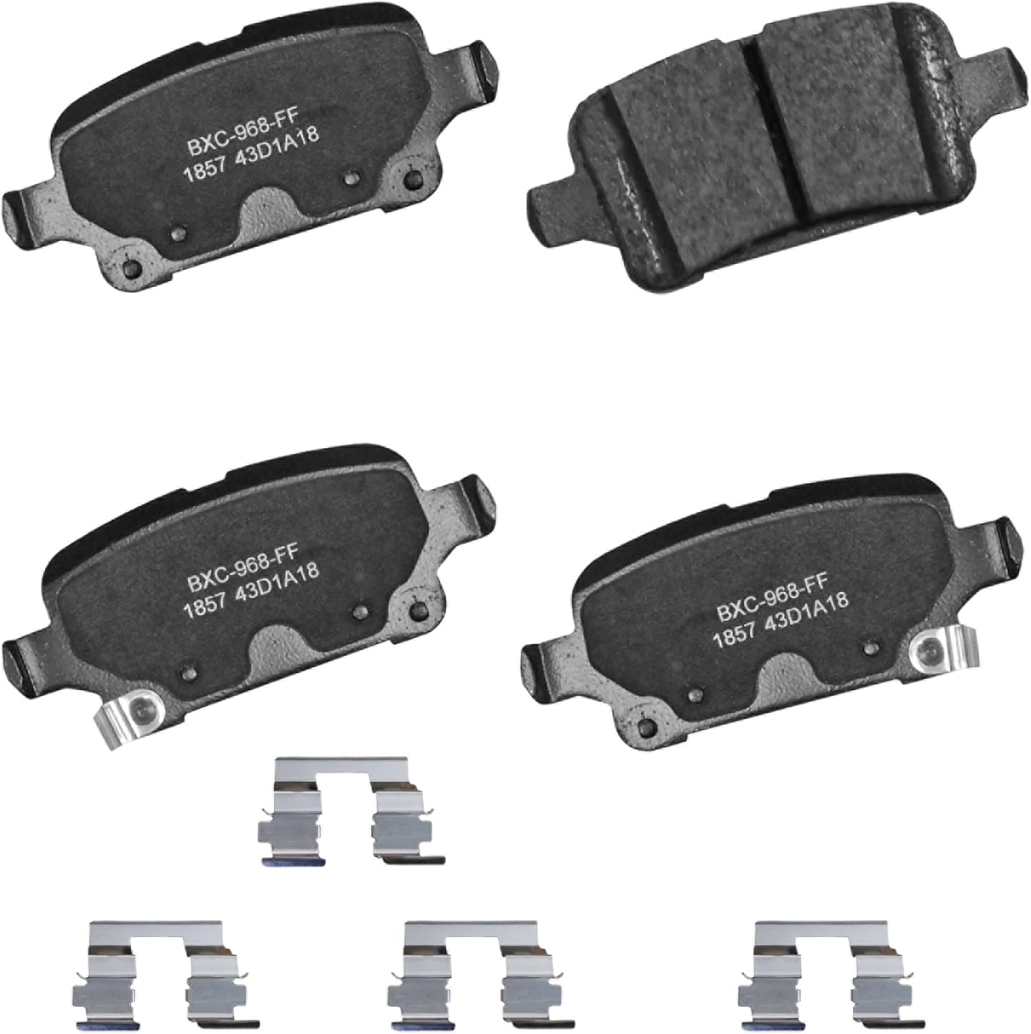 2017-2023 Chevrolet Bolt EV Rear Ceramic Brake Pads - Bendix