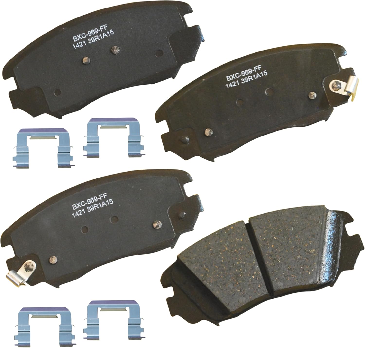 2010-2017 Chevy Equinox GMC Terrain Front Ceramic Brake Pads - Bendix