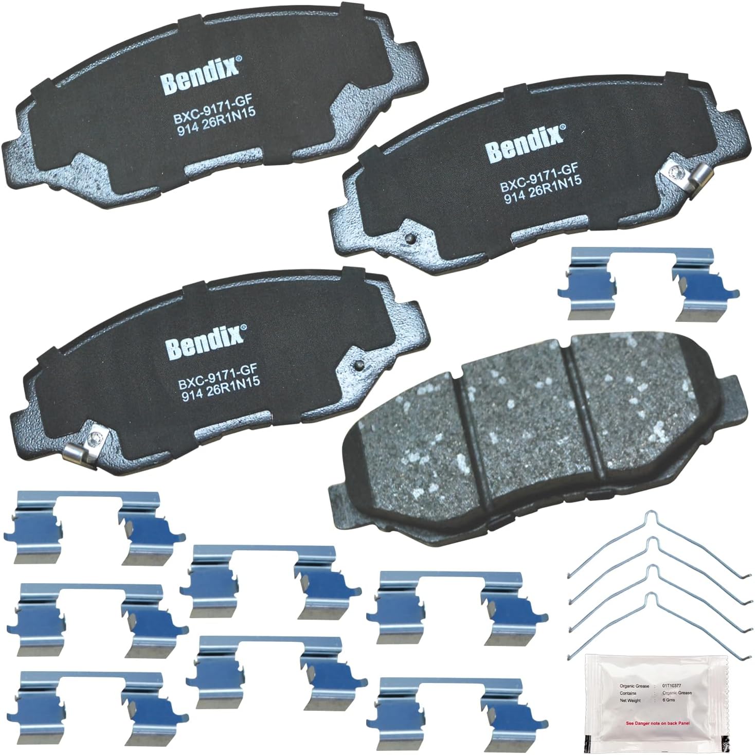 2013-2017 Honda Accord Front Ceramic Brake Pads - Bendix Priority1