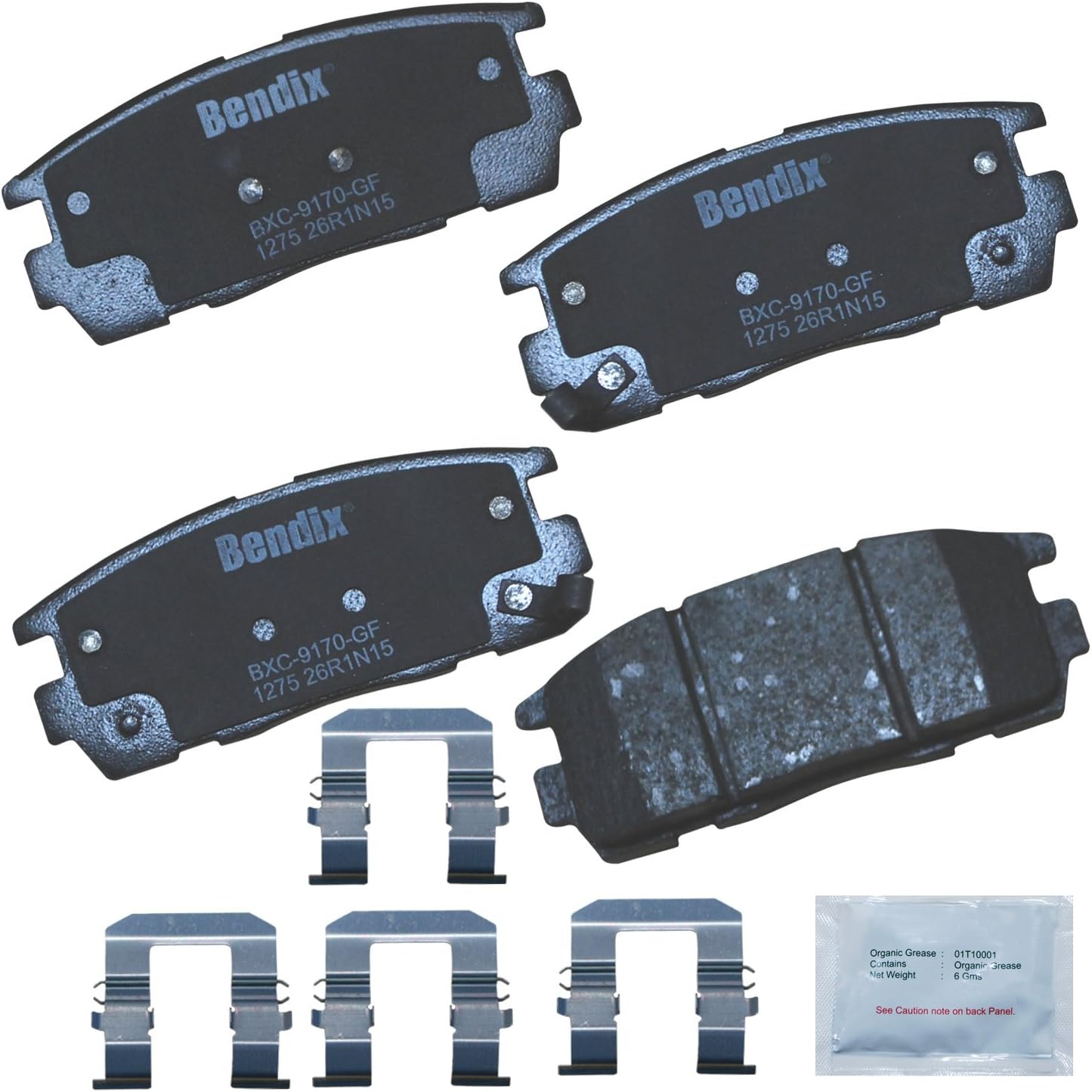 2010-2017 GMC Terrain Rear Ceramic Brake Pads - Bendix