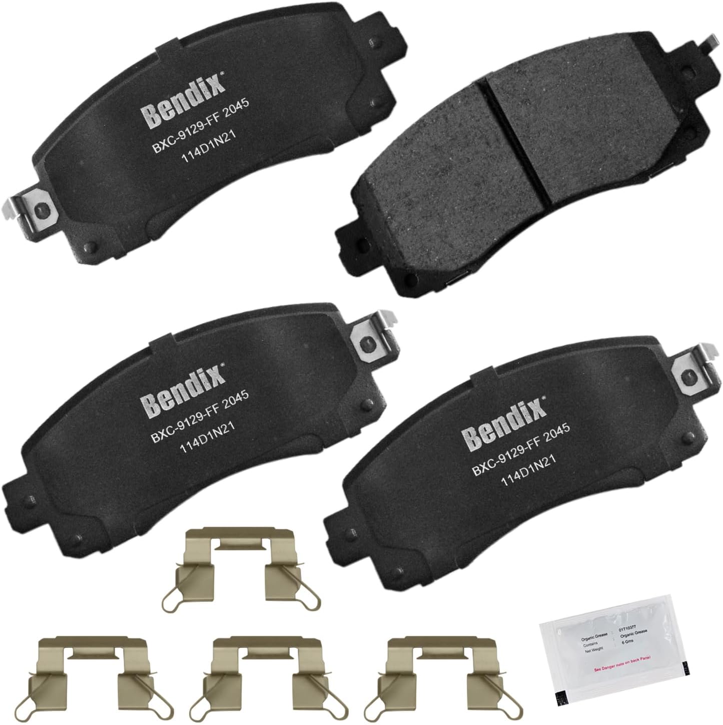 2017-2022 Subaru Impreza Front Ceramic Brake Pads - Bendix