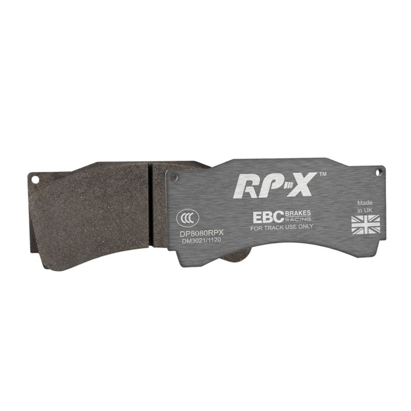 EBC Racing RP-X Front Race Brake Pads DP8080RPX - 2016-2021 Audi RS3 LMS 2.0 Turbo Race Car