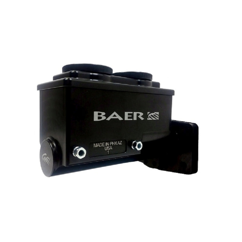 Baer Remaster 15/16in Bore 4-Bolt Mopar Master Cylinder - Left Port, Black