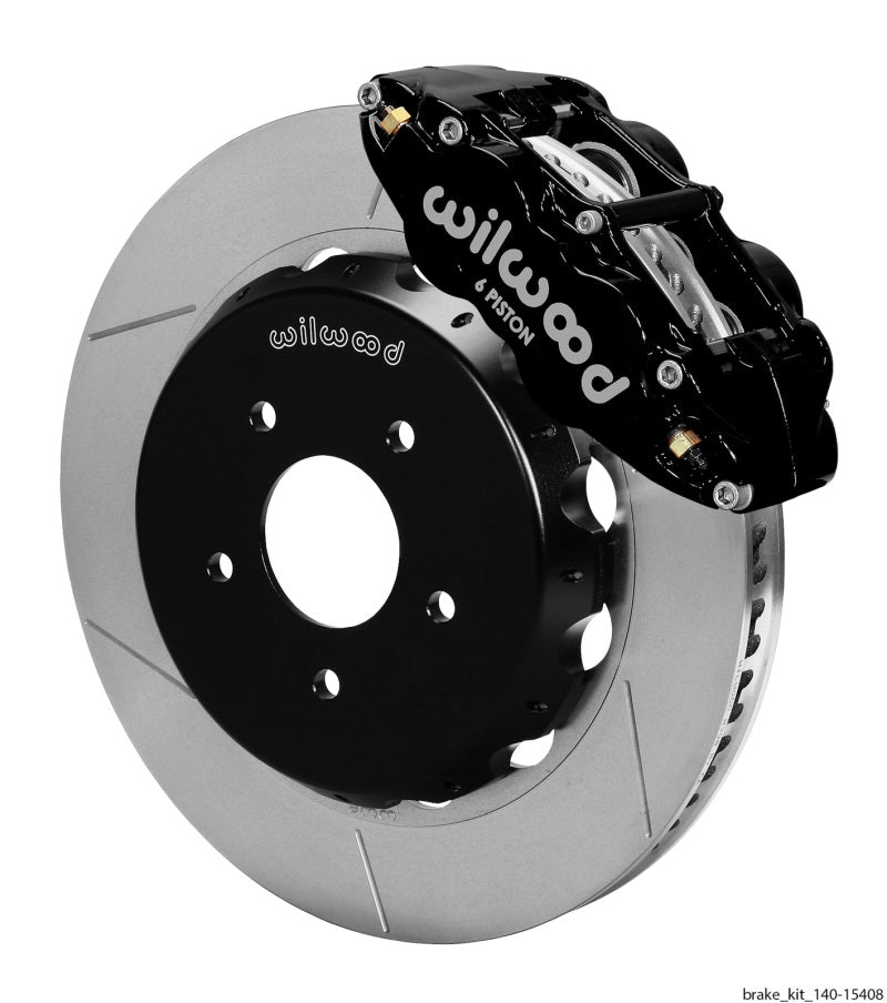 Wilwood Narrow Superlite 6R-DS Front Kit 14.00in with Lines 140-15408 - 2004-2006 Pontiac GTO