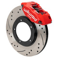 Wilwood 140-16946-DR Powerlite Front Brake Kit, Drilled & Slotted, Red - Porsche 911 1969-1974