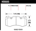 Hawk Performance HB685Y.610 LTS Front Brake Pads - 2010-2011 Land Rover Range Rover and Range Rover Sport Supercharged