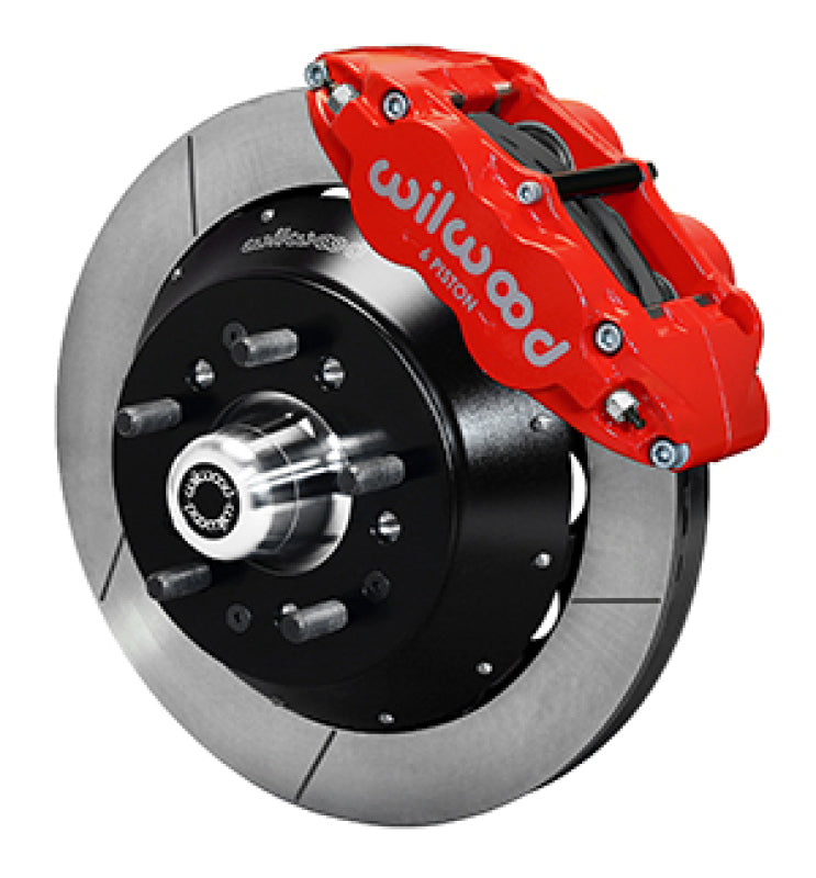 Wilwood Narrow Superlite 6R Dust-Seal Front Brake Kit 14.00in Red - 1967-1972 Camaro / Nova (140-15409-R)