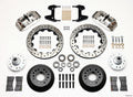 Wilwood Narrow Superlite 6R Front Hub Kit 12.88in Drilled Polished - 1974-1980 Pinto / Mustang II (140-9801-DP)