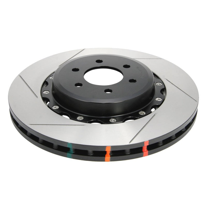 DBA 5000 Series T3 Front Slotted Rotor, Black Hat - DBA52448BLKS - 2013-2017 Dodge SRT Viper (1-Piece Disc)