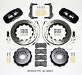 Wilwood AERO4 Rear Big Brake Kit 14.25 Inch Drilled Rotors with Lines - 2014-Up Dodge Challenger