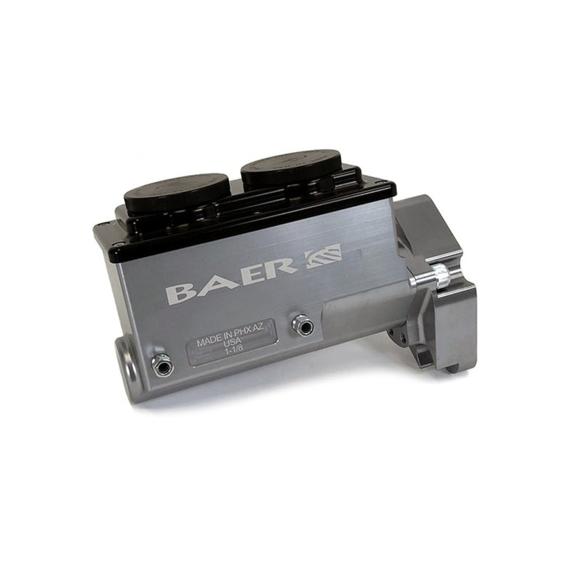 Baer ReMaster SN95 Mustang Hydroboost Master Cylinder - 1-1/8in Bore, Left Port, Gray (6801329LP)