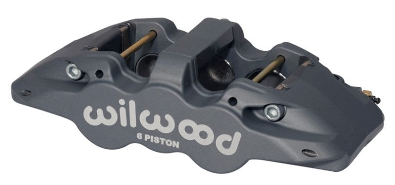 Wilwood 120-13291 Aero6 6-Piston Radial Mount Caliper RH Black - 1.25in Rotor