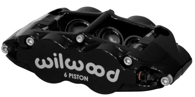 Wilwood Superlite 6R Narrow Forged Aluminum Caliper 120-14539-BK Black 6-Piston Right-Hand