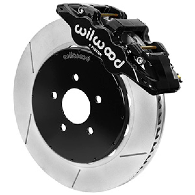 Wilwood Aero6R Front Big Brake Kit 14in Slotted Rotor Black - 1994-2004 Ford Mustang SN95