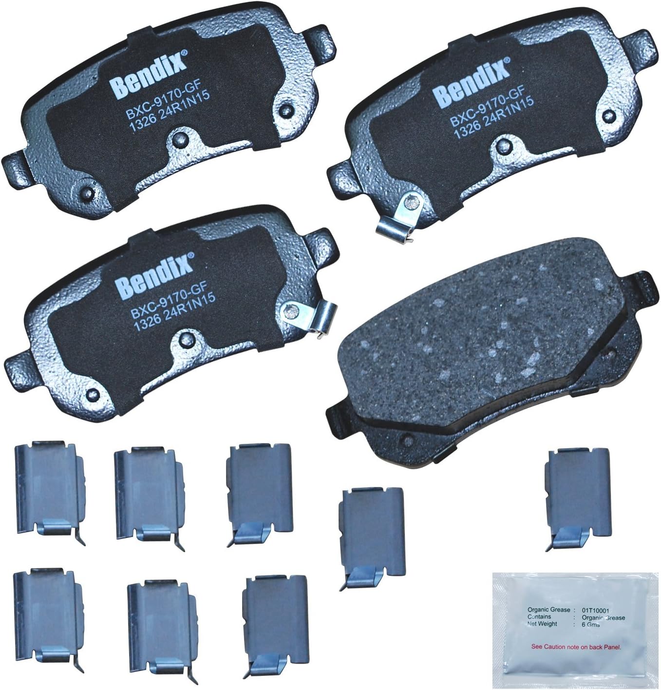 2011-2020 Dodge Grand Caravan / Journey Rear Ceramic Brake Pads - Bendix