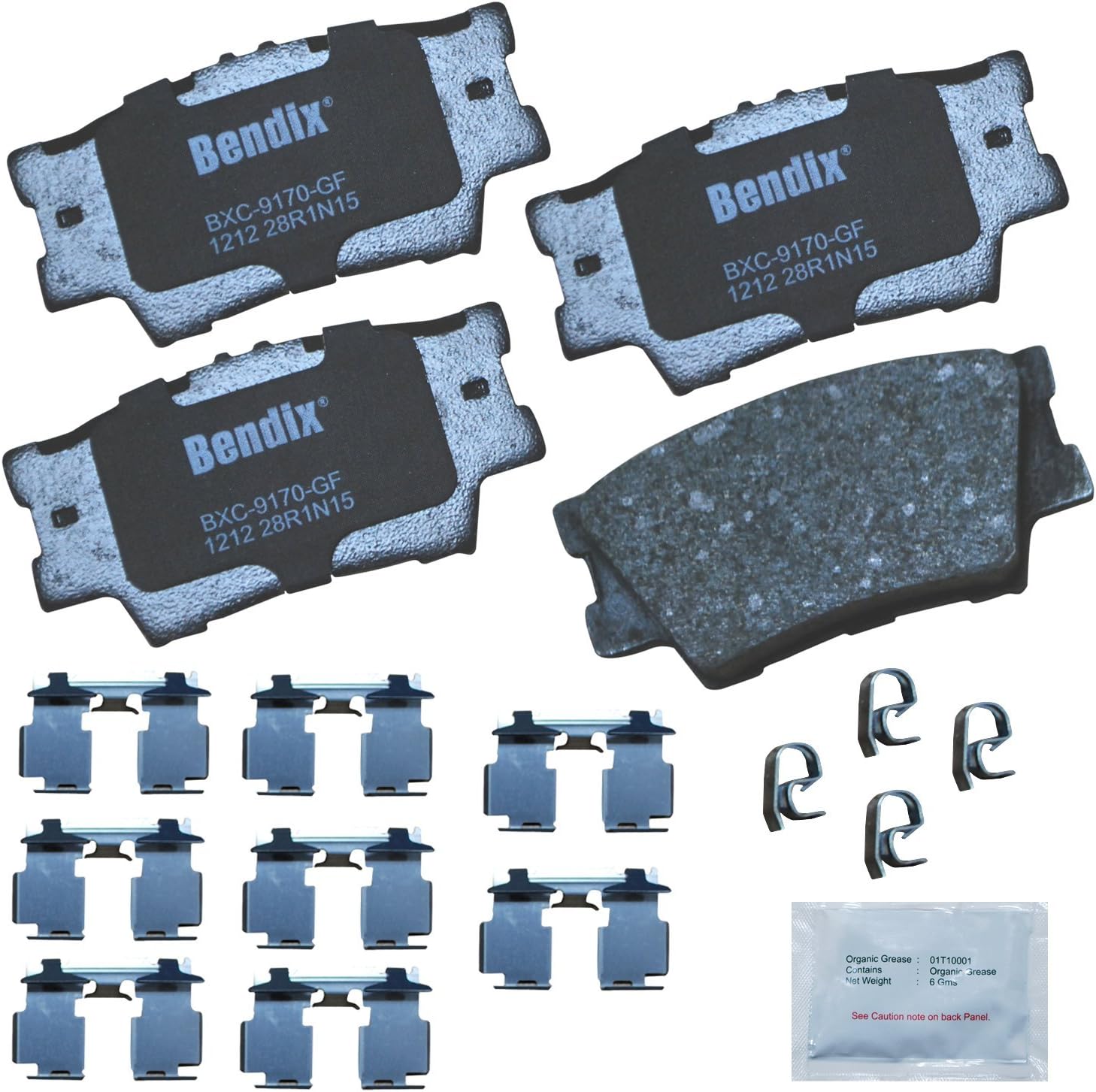 2013-2018 RAV4 Rear Ceramic Brake Pads - Bendix Priority1