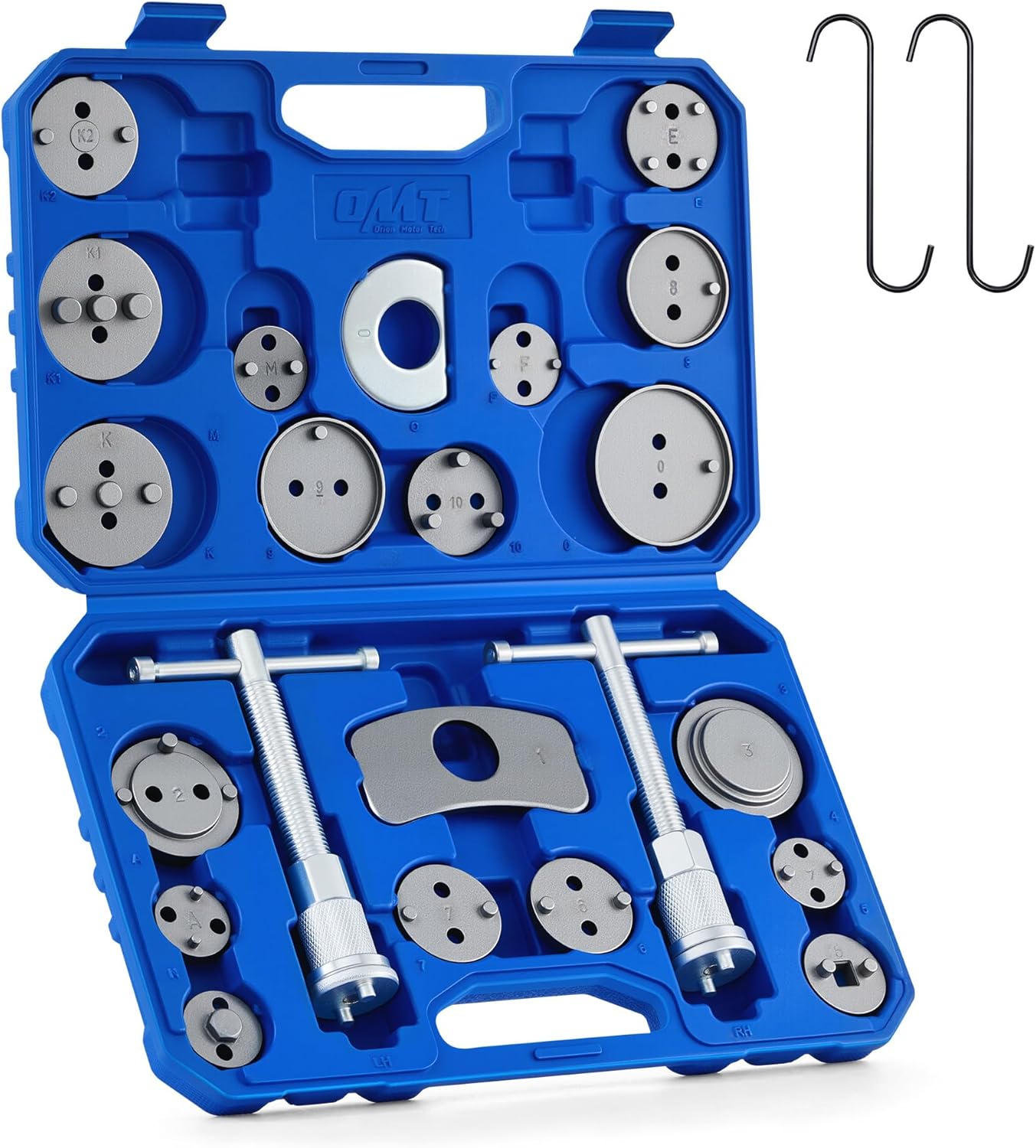 Complete Brake Job Tool Kit - Caliper Wind-Back Set, One-Man Bleeder, Piston Spreader