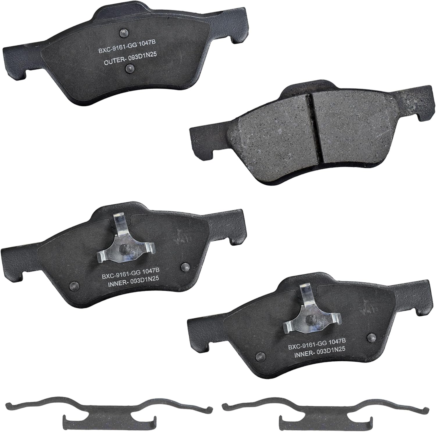 2010-2012 Ford Escape Front Ceramic Brake Pads - Bendix