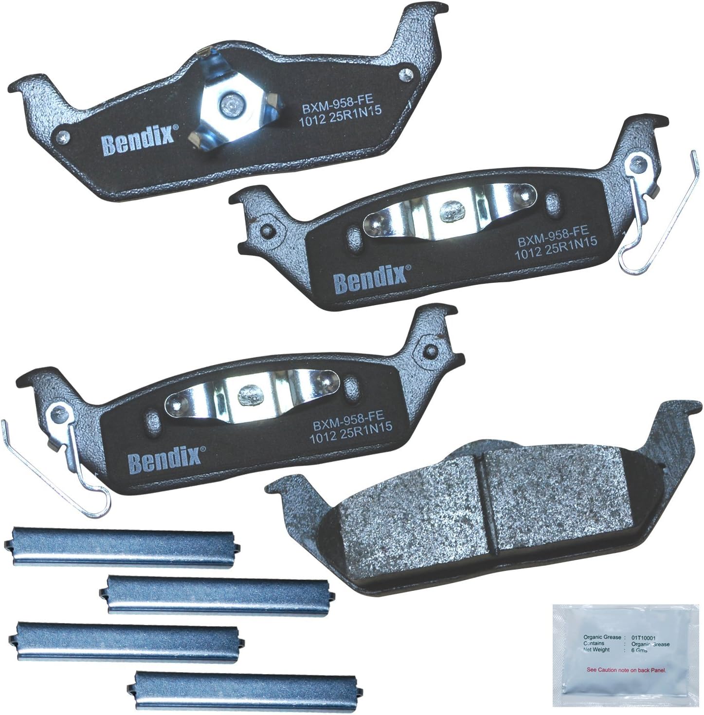 2009-2014 F-150 Rear Semi-Metallic Brake Pads - Bendix Priority1