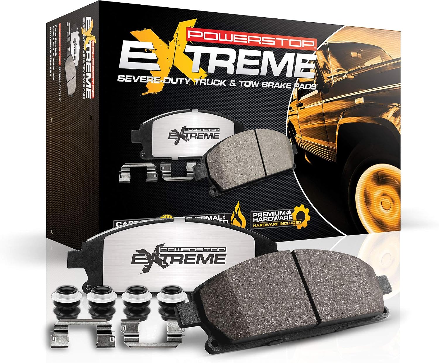 2015-2022 Chevy Colorado GMC Canyon Rear Ceramic Brake Pads - Power Stop