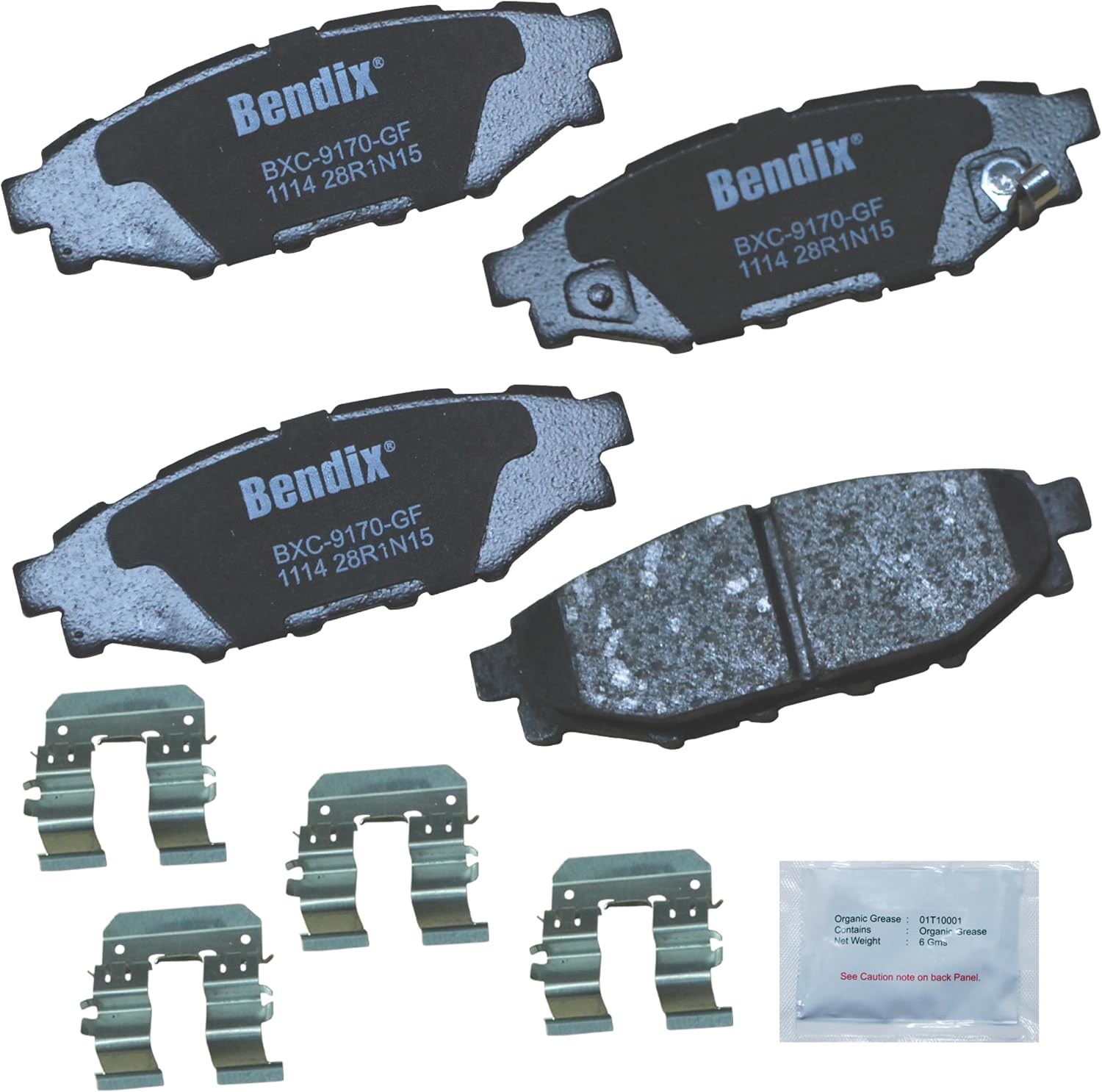 2014-2018 Subaru Forester Rear Ceramic Brake Pads - Bendix