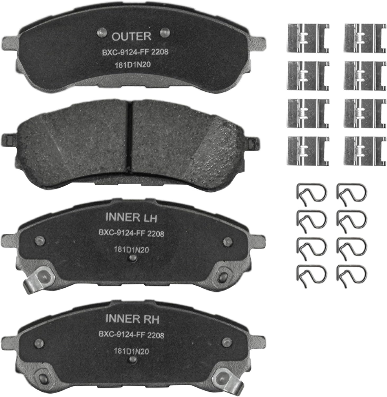 2019-2023 Ford Ranger Rear Ceramic Brake Pads - Bendix