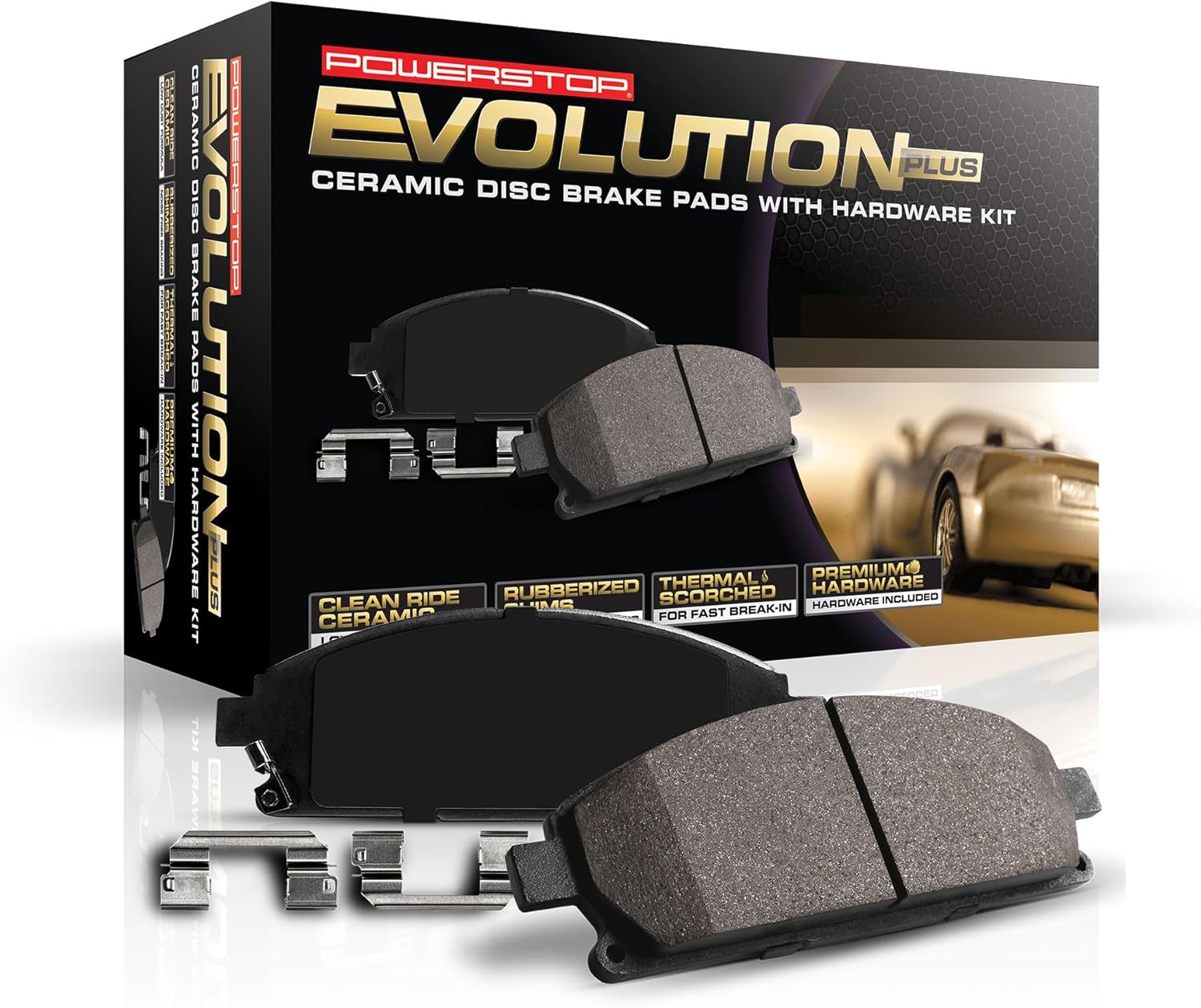 2007-2016 GMC Acadia Buick Enclave Chevy Traverse Front Ceramic Brake Pads - Power Stop