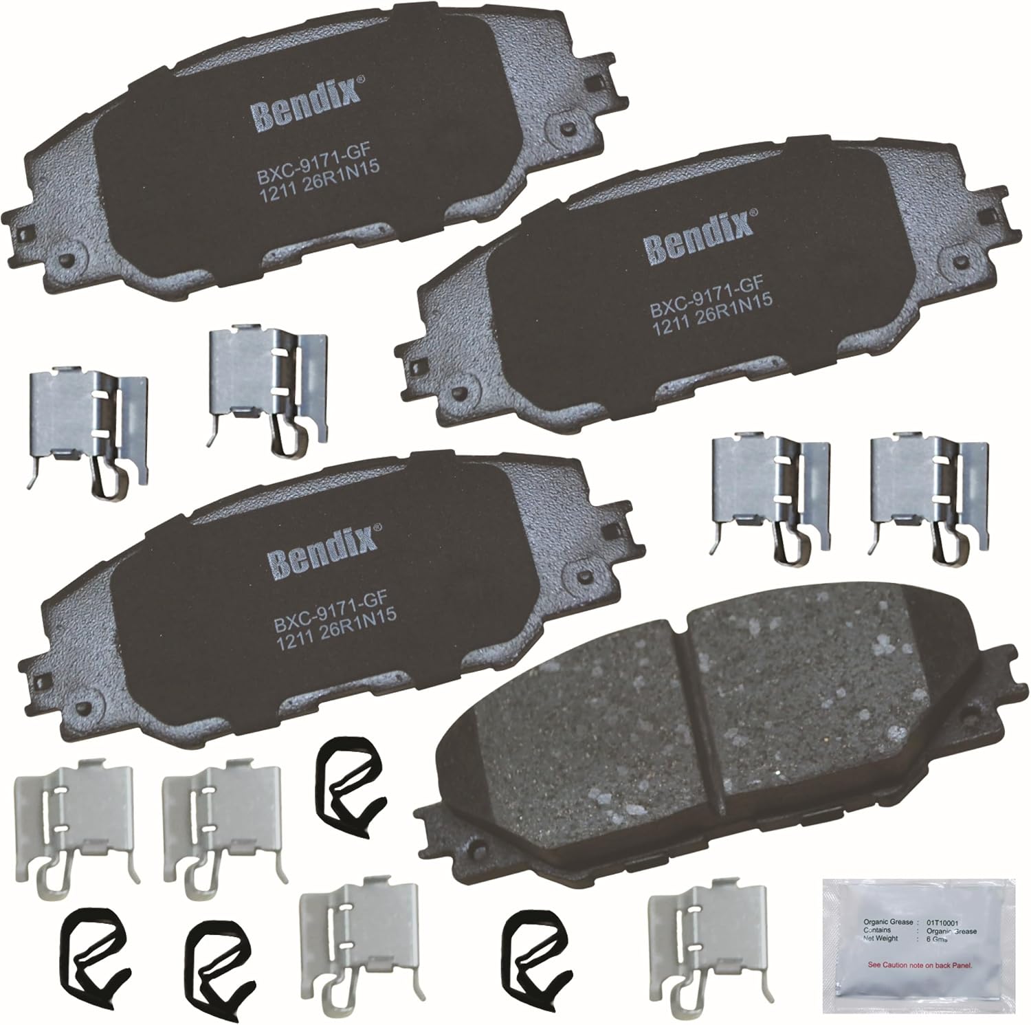2014-2019 Toyota Corolla Front Ceramic Brake Pads - Bendix