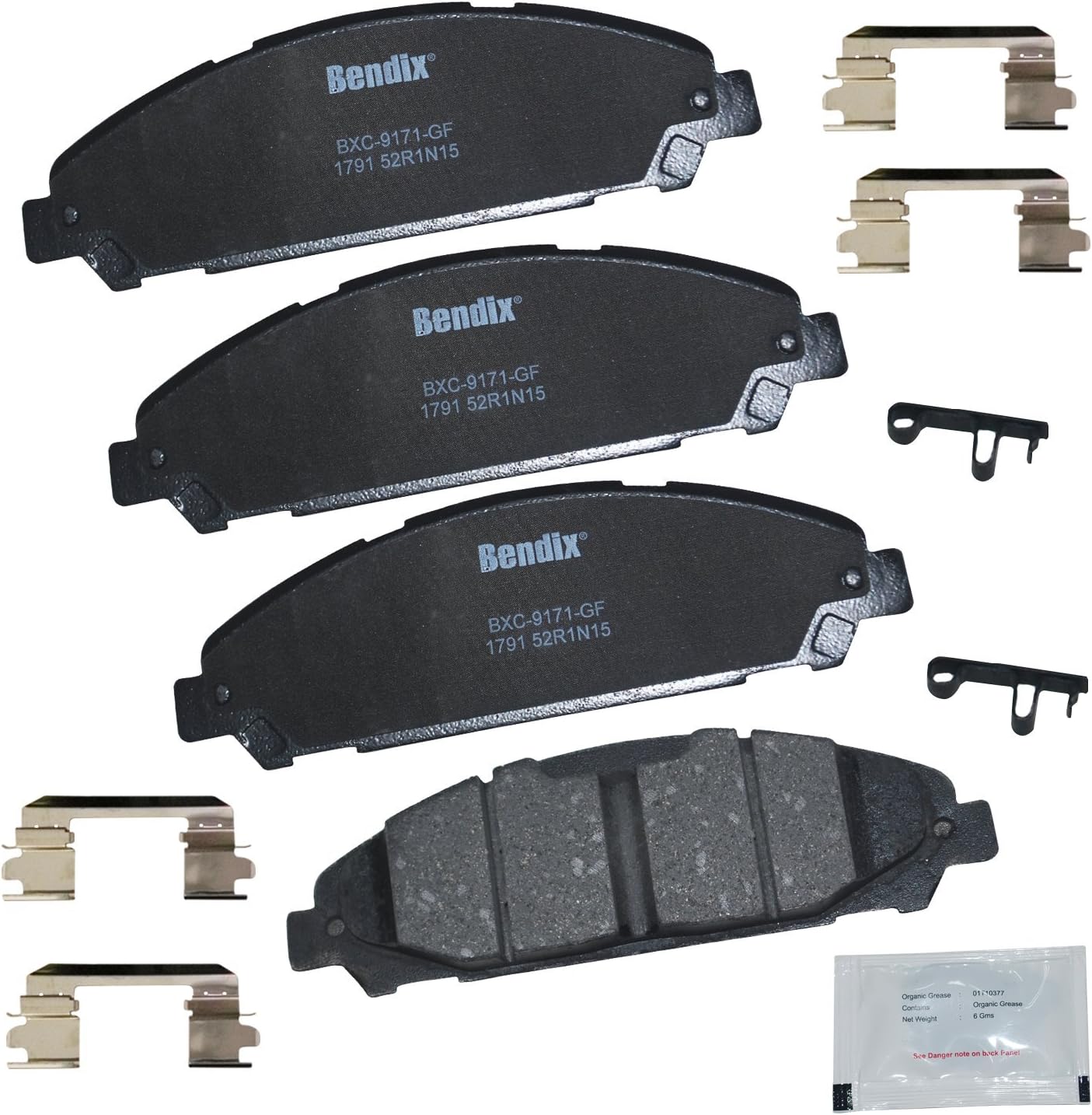 2015-2019 Ford Mustang Front Ceramic Brake Pads - Bendix