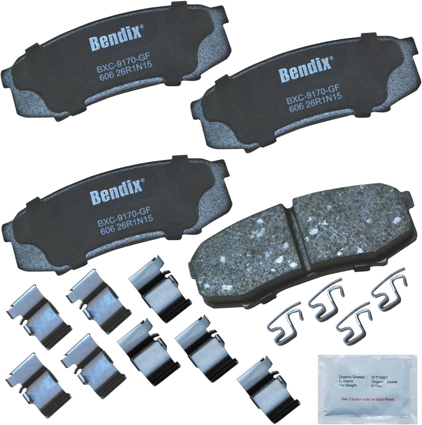 2010-2022 Lexus GX460 Rear Ceramic Brake Pads - Bendix
