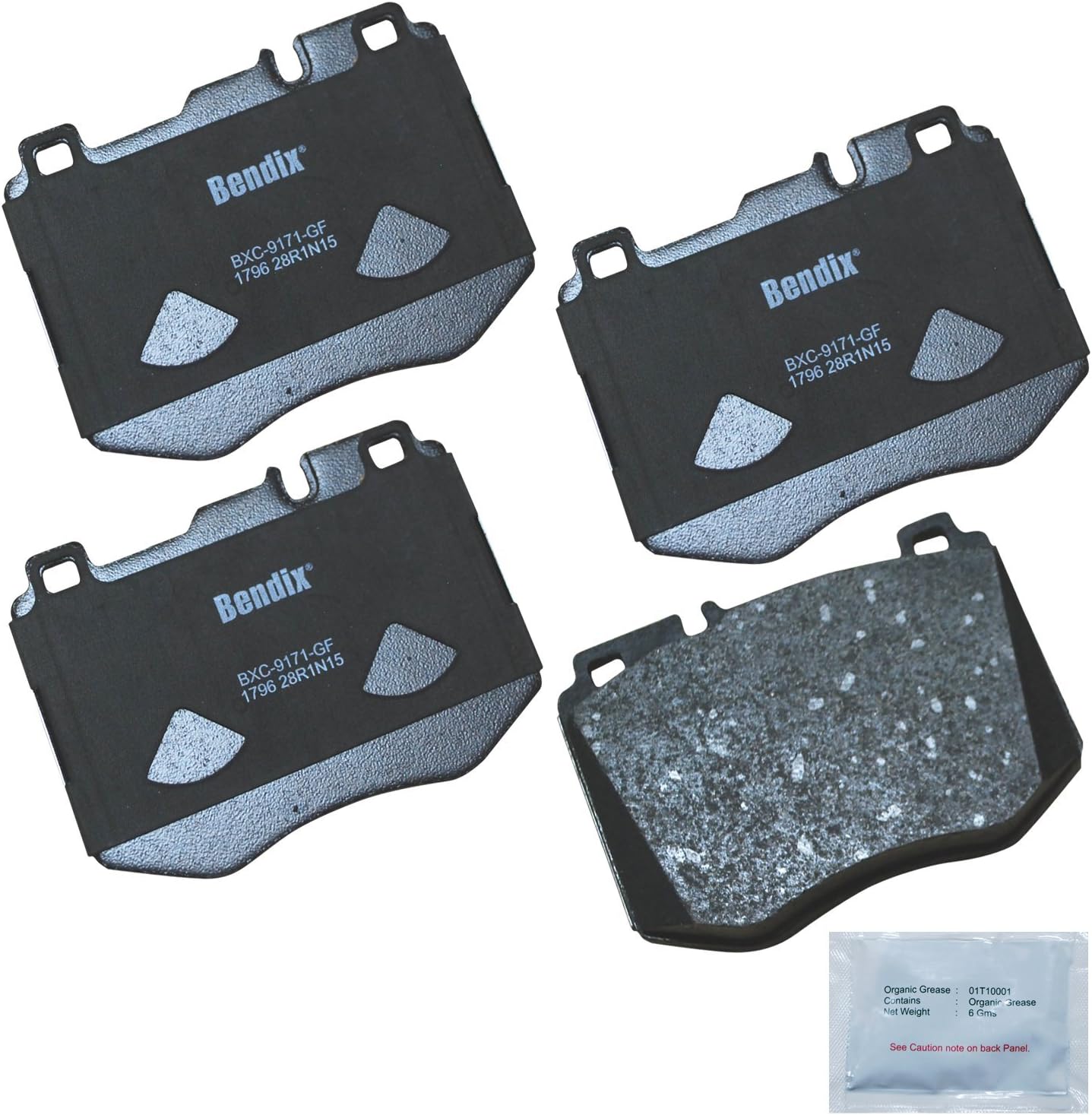 2015-2021 Mercedes-Benz C300 / GLC300 Front Ceramic Brake Pads - Bendix