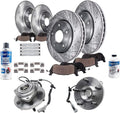 2006-2010 Jeep Commander Front & Rear Brake Kit - Detroit Axle