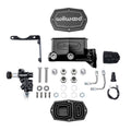 Wilwood 261-16797-BK Mopar Compact Tandem Master Cylinder Kit with Combination Valve, 1 in Bore, Black