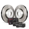 Brembo KT04473 OE Front Brake Kit Low-Met Pads and PVT Drilled and Slotted Discs - 2012-2015 BMW 328i and 328i xDrive