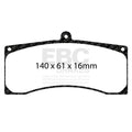 EBC SR-11 Sintered Racing Front Brake Pads DP8084.16SR11 - 2013-2014 Ford Mustang Boss 302S 380mm
