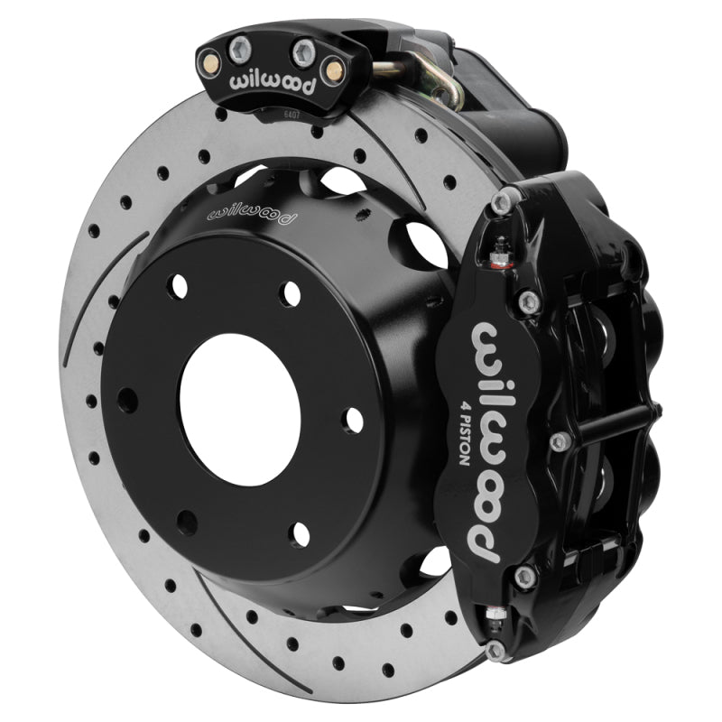 Wilwood FNSL4R Rear Big Brake Kit 140-18152-D - 12.88in Slotted SRP Rotor, EPB, 6-Lug Big Ford New Style