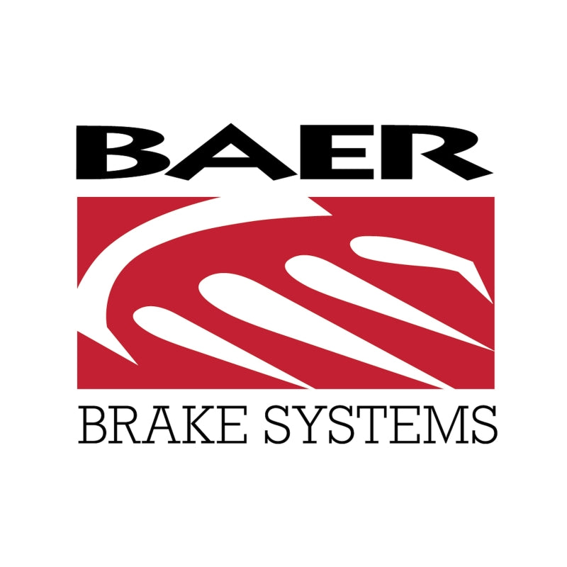 Baer 4301550R Classic Series 11-Inch Front Brake Kit Red 2-Piston Drilled Slotted Zinc Rotors - 1964-1972 Chevrolet Chevelle Olds Cutlass Buick