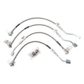 Russell Performance Stainless Steel Braided Brake Line Kit 694310 - 2003-2005 Dodge Neon SRT-4