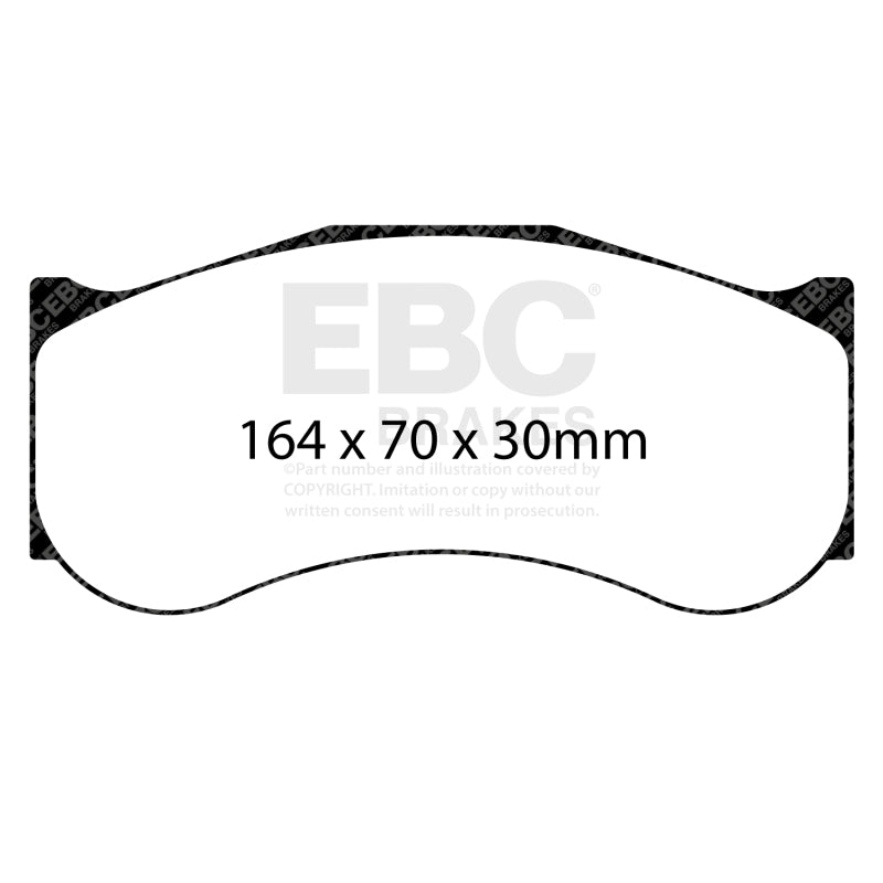 EBC SR-21 Sintered Race Front Brake Pads DP8086.30SR21 - AP Racing CP6268 D62 Caliper