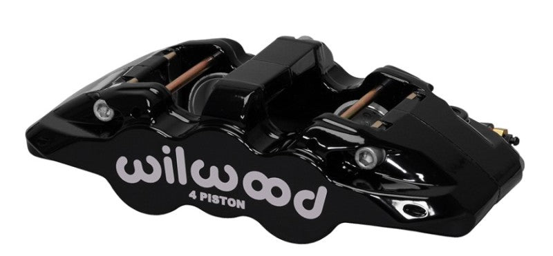 Wilwood Aero4 120-14004-BK Caliper, Black - 4-Piston, Fits 0.81in Rotor