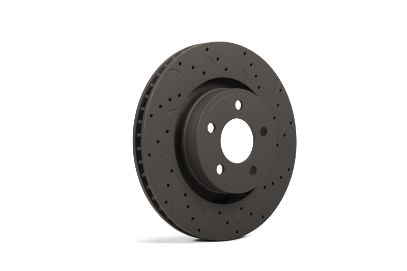 Hawk Talon Drilled and Slotted Front Brake Rotor Set HTC4958 - 2007 Acura MDX