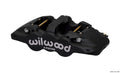 Wilwood Aero4 Black Anodized Four-Piston Radial Caliper, 1.12in Piston, 1.25in Rotor