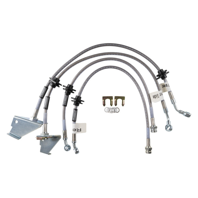 Russell Performance Stainless Steel Braided Brake Line Kit 692210 - 2008-2009 Pontiac G8 GT