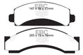 EBC Yellowstuff Street and Track Front Brake Pad Set DP41241R - 1974-1980 Chevrolet C30 (JB8)