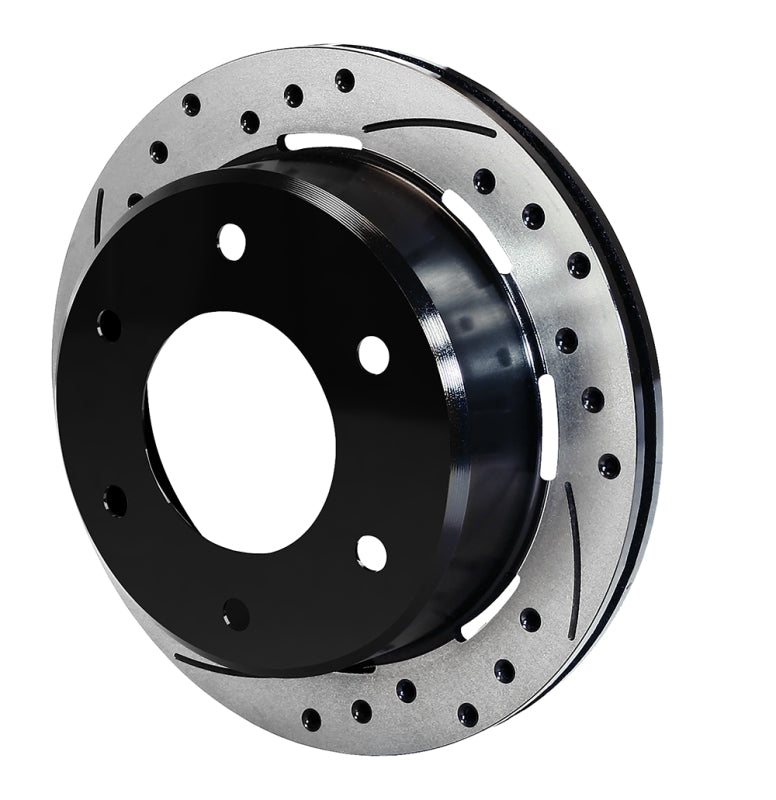 Wilwood 160-16622-BK SRP Drilled Rotor - 6 x 5.50 Bolt Pattern, Black