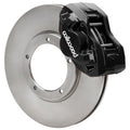 Wilwood D45 140-17653 Front Brake Kit with Flex Lines - 1975-1983 Porsche 911, 11.10in Rotors, Black