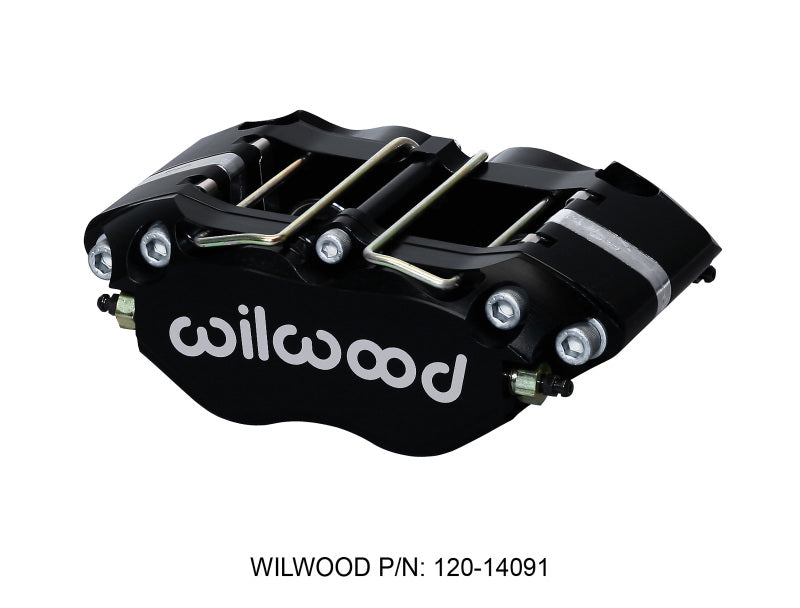 Wilwood Grand National GN6R Black Anodized Six-Piston Caliper, Left, 1.38in Rotor, 0.80in Pad
