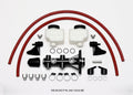 Wilwood 260-14243-BK Tandem Remote Master Cylinder - 1in Bore, Dual Outlet, Black E-Coat